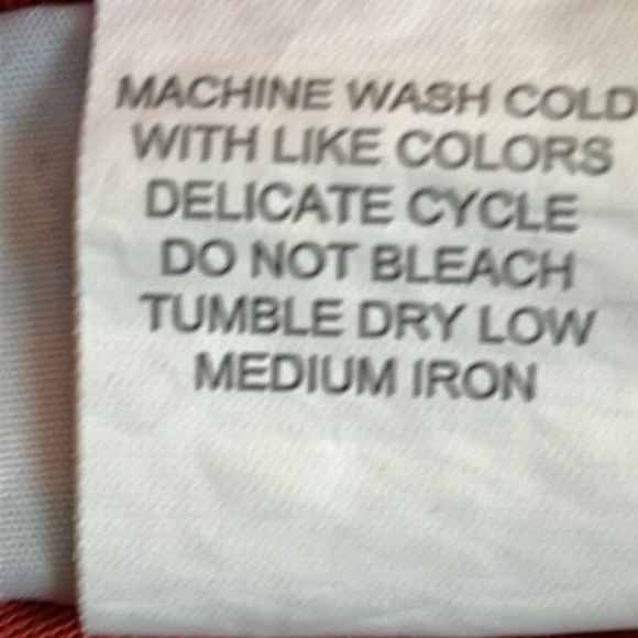 Haband Casual Joe Burnt Orange Long Sleeve Polo Shirt - Picture 7 of 9